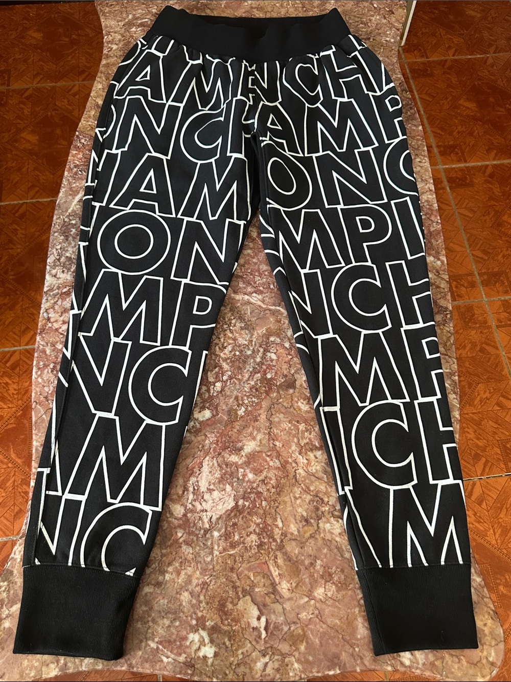 Unisex Champion navy blue graphic Joggers